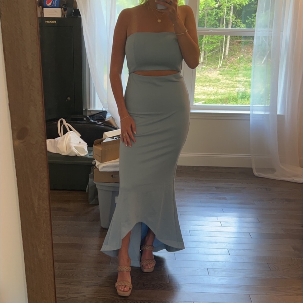 NBD DRESS - June Gown in Baby Blue - Worn Once